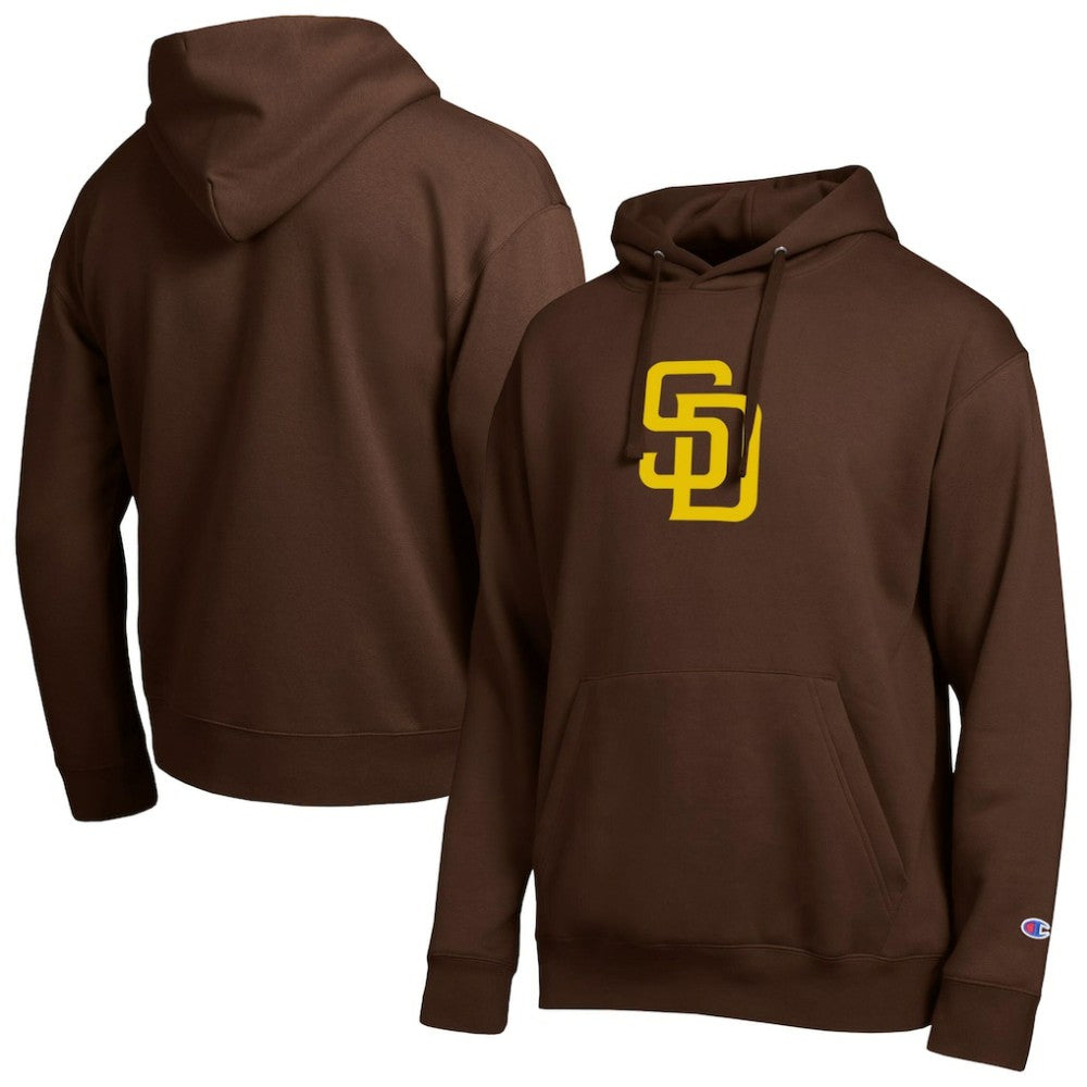 San Diego Padres Champion All Star Embroidered Logo Hoodie - Brown Hoodies