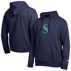 Seattle Mariners Champion All Star Embroidered Logo Hoodie - Navy Hoodies