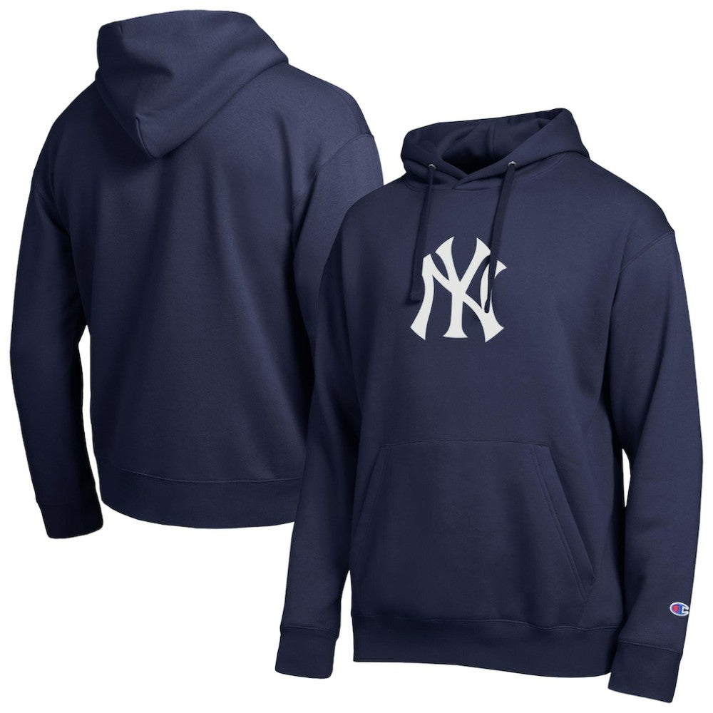 New York Yankees Champion All Star Embroidered Logo Hoodie - Navy Hoodies