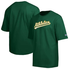 Athletics Champion All Star Chenille Wordmark T-Shirt - Green T-shirts