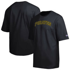Pittsburgh Pirates Champion All Star Chenille Wordmark T-Shirt - Black T-shirts