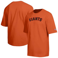 San Francisco Giants Champion All Star Chenille Wordmark T-Shirt - Orange T-shirts