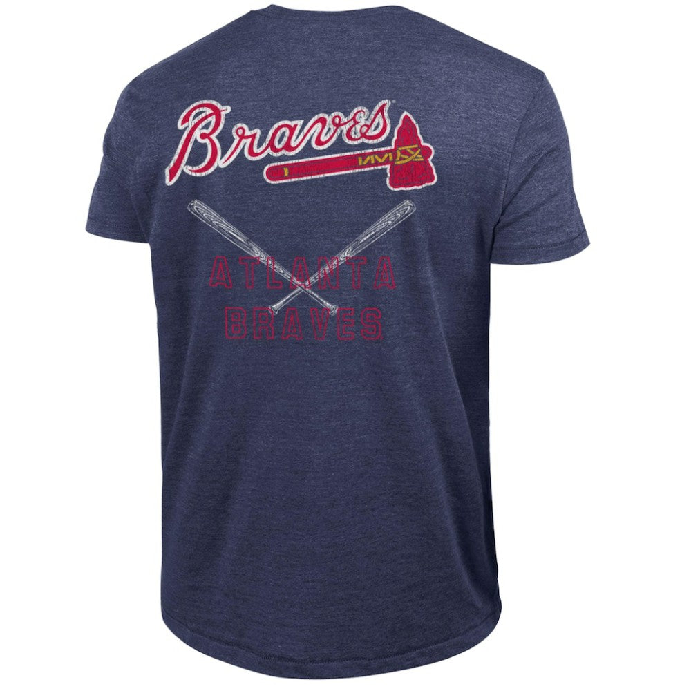 Atlanta Braves Champion Tri-Blend T-Shirt - Navy T-shirts