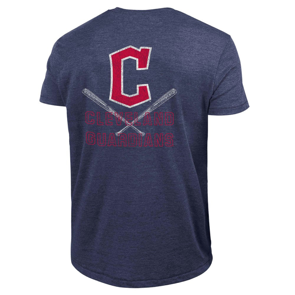 Cleveland Guardians Champion Tri-Blend T-Shirt - Navy T-shirts