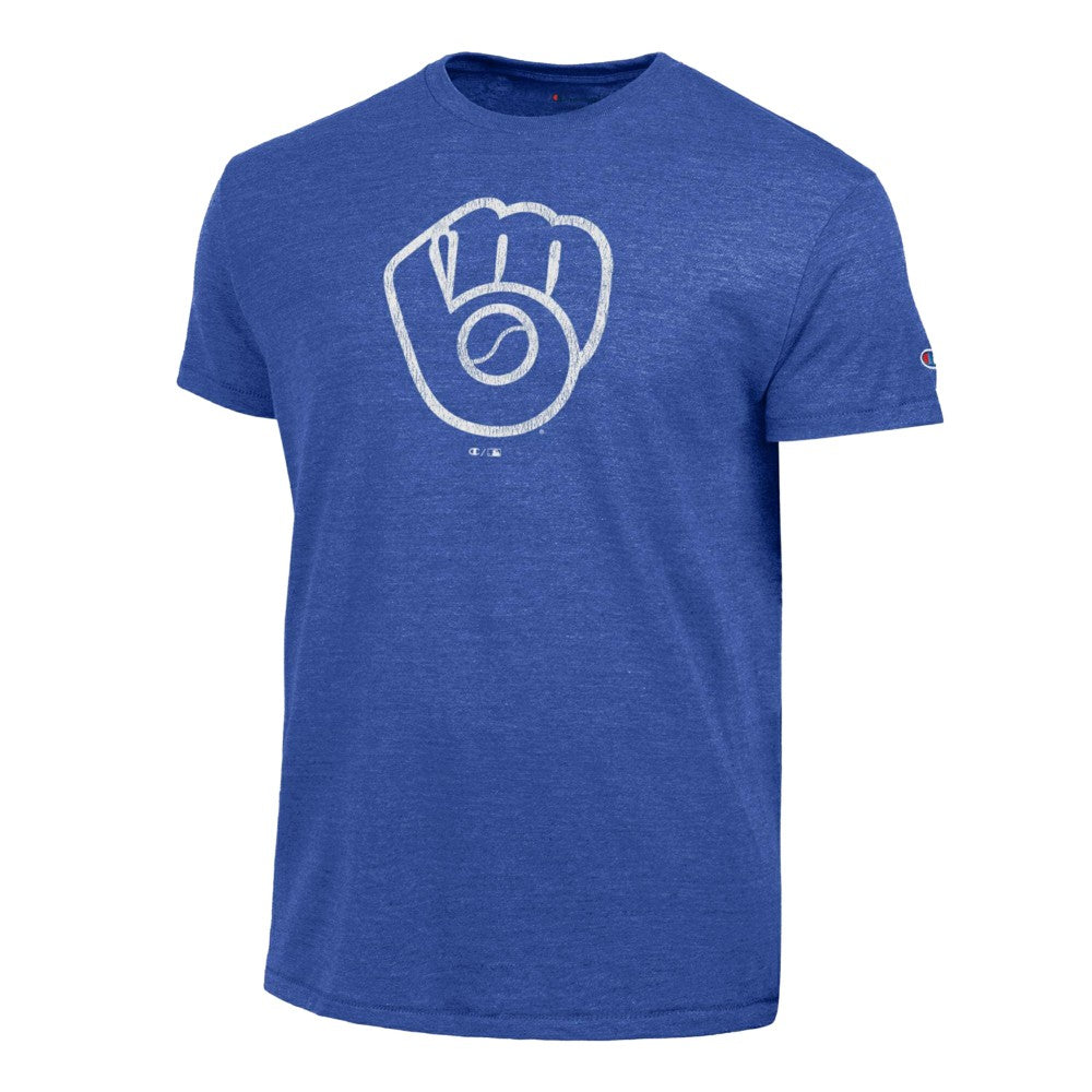 Milwaukee Brewers Champion Tri-Blend T-Shirt - Heather Royal T-shirts