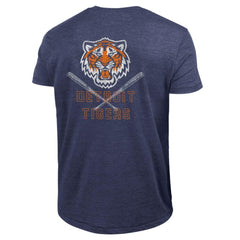 Detroit Tigers Champion Tri-Blend T-Shirt - Navy T-shirts