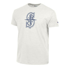Seattle Mariners Champion Tri-Blend T-Shirt - Heather White T-shirts