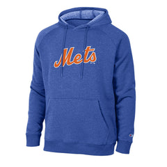 New York Mets Champion Triumph Tri-Blend Raglan Hoodie - Royal Hoodies