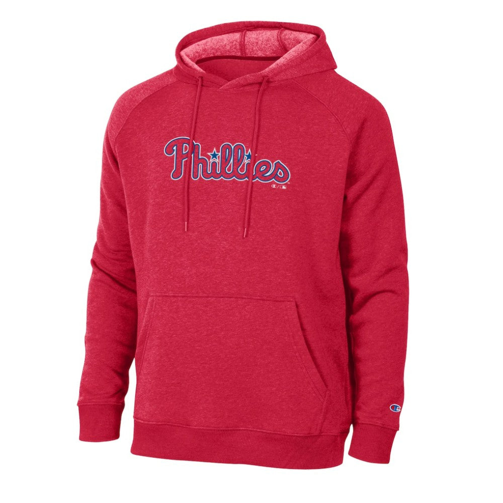 Philadelphia Phillies Champion Triumph Tri-Blend Raglan Hoodie - Red Hoodies