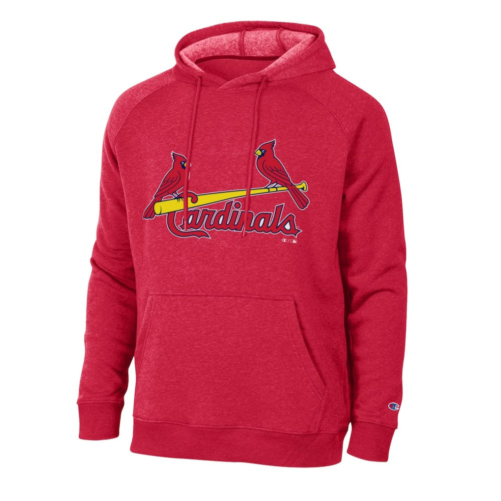 St. Louis Cardinals Champion Triumph Tri-Blend Raglan Hoodie - Red Hoodies