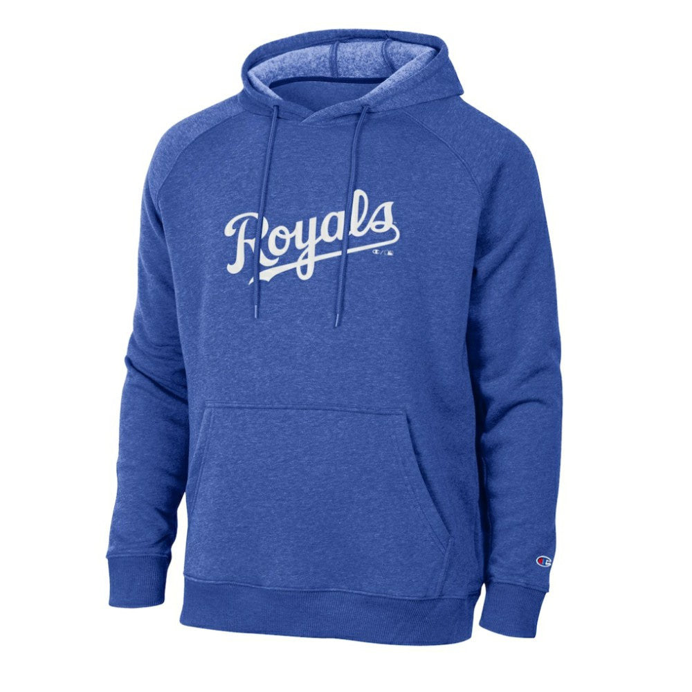 Kansas City Royals Champion Triumph Tri-Blend Raglan Hoodie - Royal Hoodies