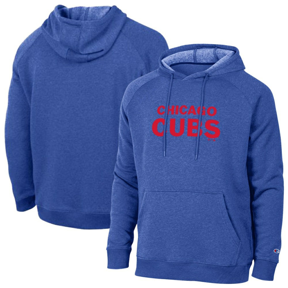 Chicago Cubs Champion Triumph Tri-Blend Raglan Hoodie - Royal Hoodies