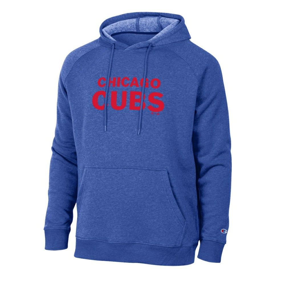 Chicago Cubs Champion Triumph Tri-Blend Raglan Hoodie - Royal Hoodies