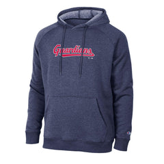 Cleveland Guardians Champion Triumph Tri-Blend Raglan Hoodie - Navy Hoodies