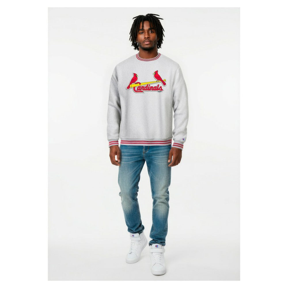 St. Louis Cardinals Champion Reverse Weave Sweatshirt - Heather Gray Sweatshirts