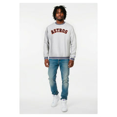 Houston Astros Champion Reverse Weave Sweatshirt - Heather Gray Sweatshirts