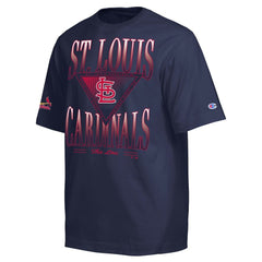 St. Louis Cardinals Champion Traditions Two Locations T-Shirt - Navy T-shirts