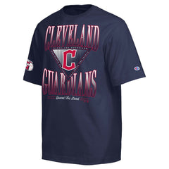 Cleveland Guardians Champion Traditions Two Locations T-Shirt - Navy T-shirts