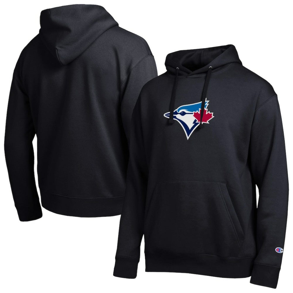 Toronto Blue Jays Champion All Star Embroidered Logo Hoodie - Black Hoodies