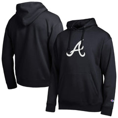 Atlanta Braves Champion All Star Embroidered Logo Hoodie - Black Hoodies