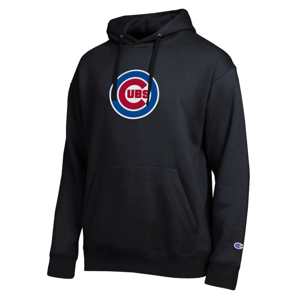 Chicago Cubs Champion All Star Embroidered Logo Hoodie - Black Hoodies