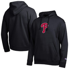 Philadelphia Phillies Champion All Star Embroidered Logo Hoodie - Black Hoodies