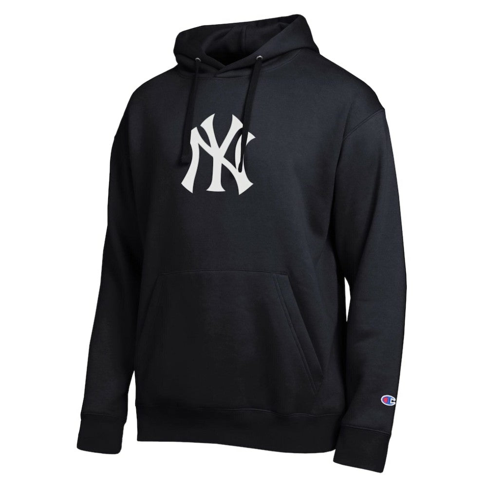 New York Yankees Champion All Star Embroidered Logo Hoodie - Black Hoodies