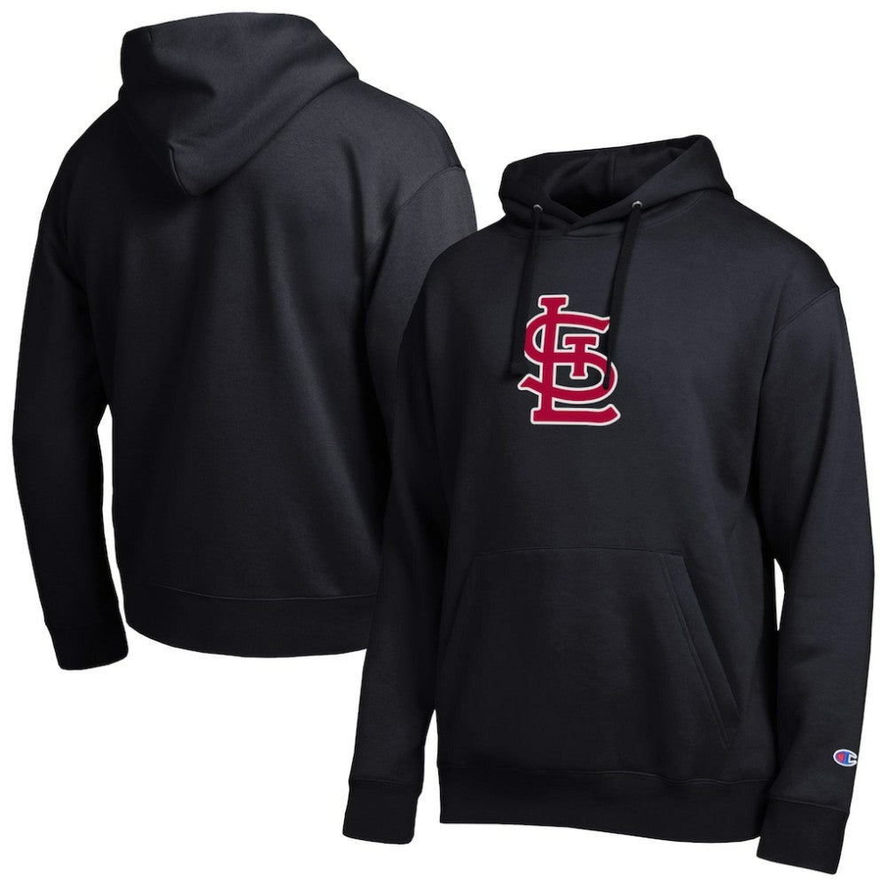 St. Louis Cardinals Champion All Star Embroidered Logo Hoodie - Black Hoodies
