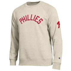 Philadelphia Phillies Champion All-Star Soft Felt Sweatshirt - Oatmeal Sweatshirts