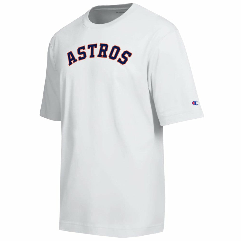 Houston Astros Champion All Star Arched Chenille Wordmark T-Shirt - White T-shirts
