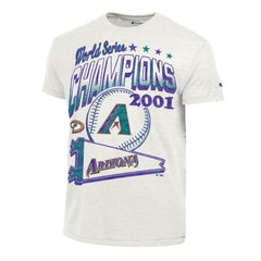 Arizona Diamondbacks Champion Winning Tradition Cooperstown Tri-Blend T-Shirt - White T-shirts