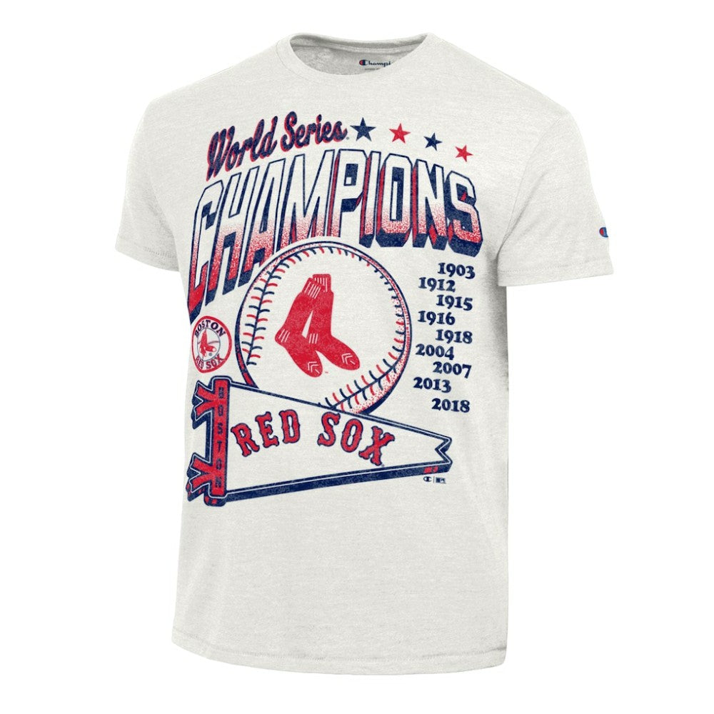 Boston Red Sox Champion Winning Tradition Cooperstown Tri-Blend T-Shirt - White T-shirts