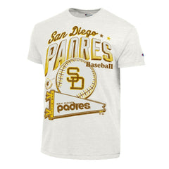 San Diego Padres Champion Winning Tradition Cooperstown Tri-Blend T-Shirt - White T-shirts