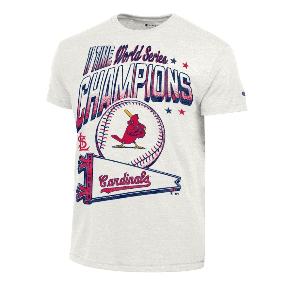 St. Louis Cardinals Champion Winning Tradition Cooperstown Tri-Blend T-Shirt - White T-shirts