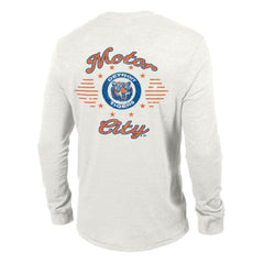 Detroit Tigers Champion Cooperstown Winning Tradition Tri-Blend Long Sleeve T-Shirt - White T-shirts