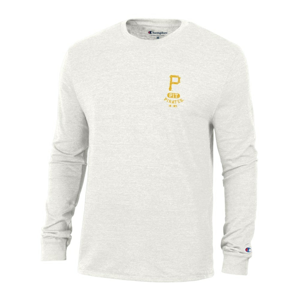 Pittsburgh Pirates Champion Cooperstown Winning Tradition Tri-Blend Long Sleeve T-Shirt - White T-shirts