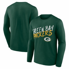 Green Bay Packers Hustle Long Sleeve T-Shirt Green