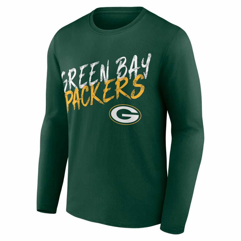 Green Bay Packers Hustle Long Sleeve T-Shirt Green