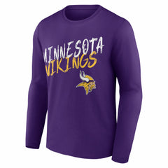 Minnesota Vikings Hustle Long Sleeve T-Shirt Purple