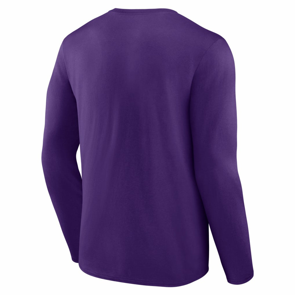 Minnesota Vikings Hustle Long Sleeve T-Shirt Purple