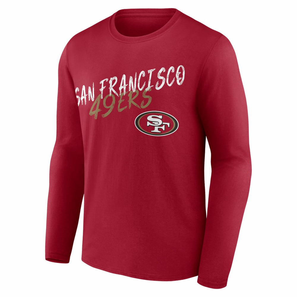 San Francisco 49ers Hustle Long Sleeve T-Shirt Scarlet