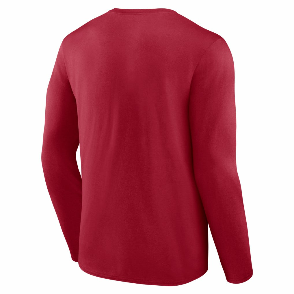 San Francisco 49ers Hustle Long Sleeve T-Shirt Scarlet
