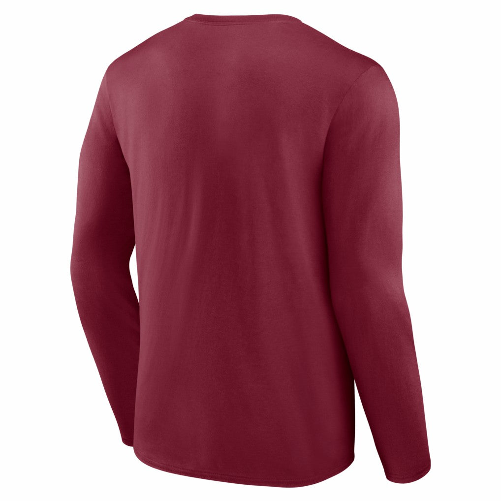 Washington Commanders Hustle Long Sleeve T-Shirt Burgundy