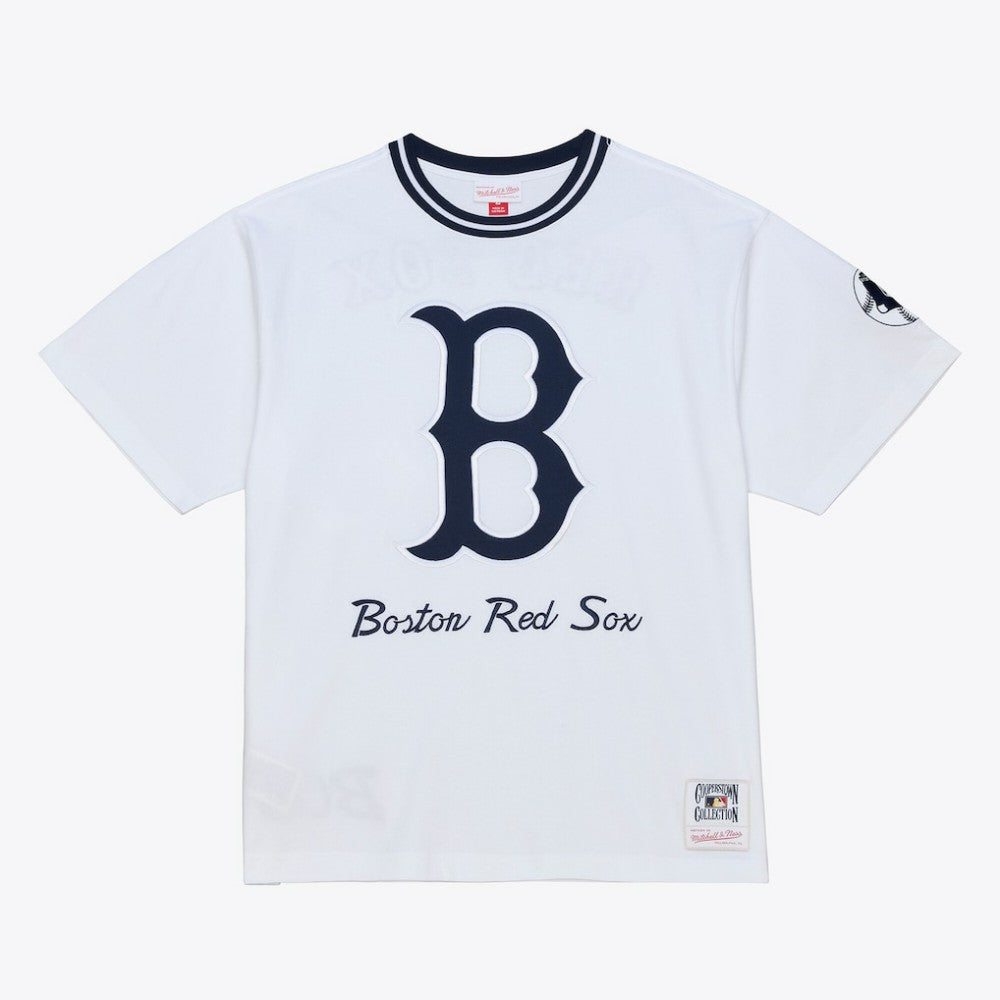 Boston Red Sox Mitchell & Ness Cooperstown Collection Arctic T-Shirt - White T-shirts