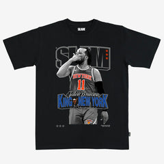 Jalen Brunson New York Knicks Unisex SLAM Cover T-Shirt Black