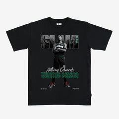 Anthony Edwards Minnesota Timberwolves Unisex SLAM Cover T-Shirt Black
