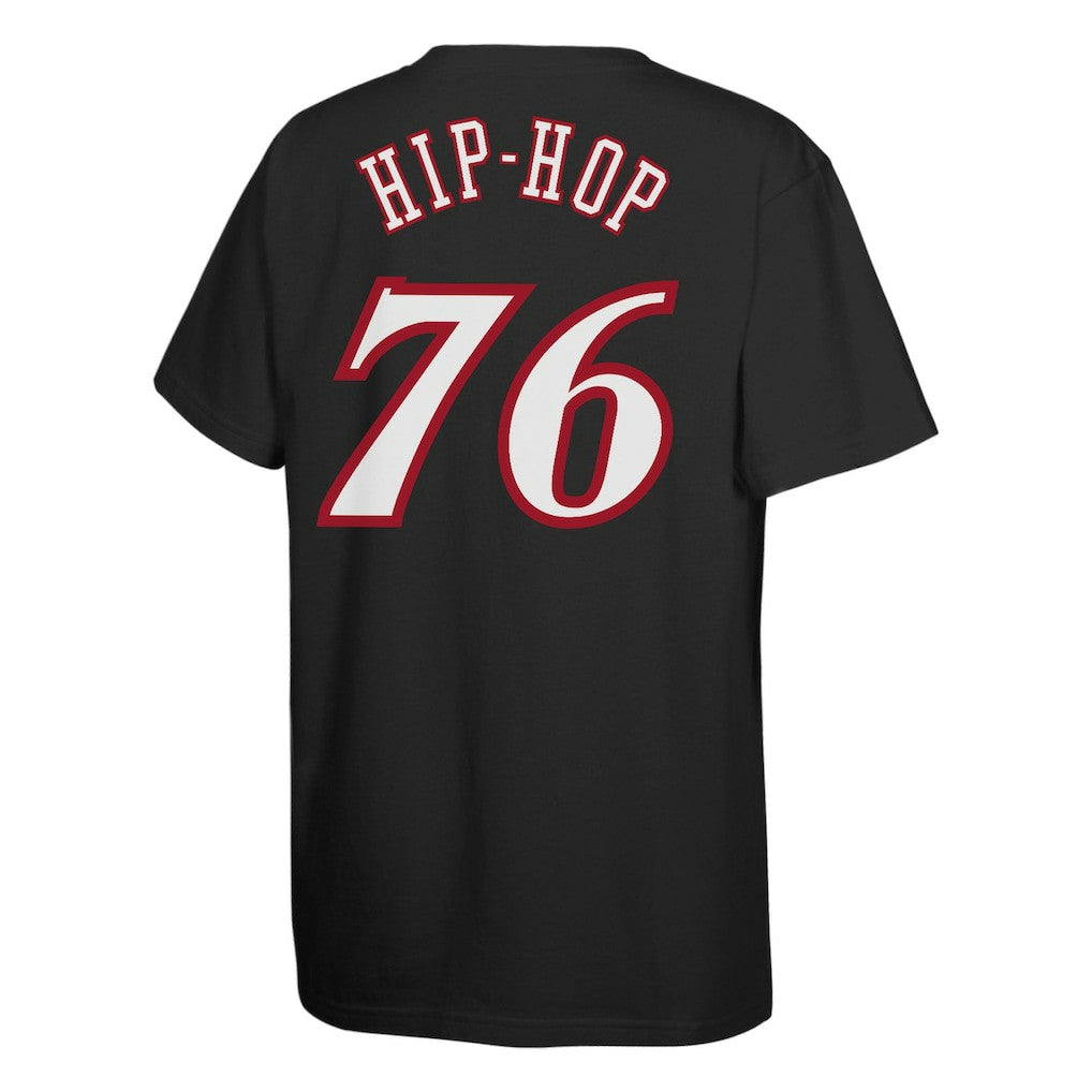 Philadelphia 76ers Youth Hip Hop T-Shirt Black