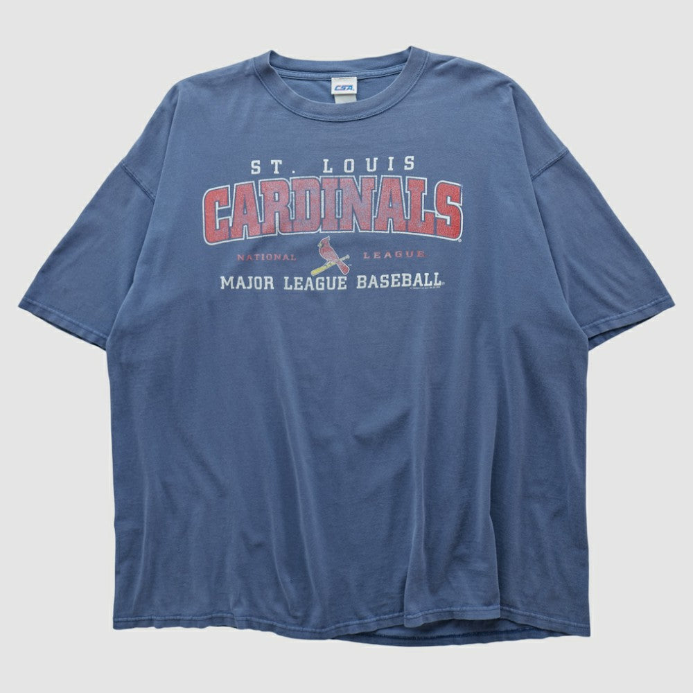 St. Louis Cardinals CSA 2000s T-shirt - Blue - 2XL by Fanatics Real Vintage T-shirts
