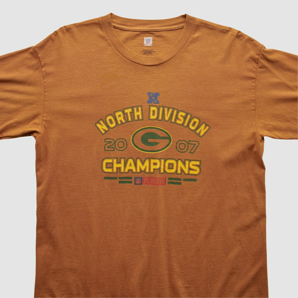 Green Bay Packers NFL 2007 Long Sleeve T-shirt Orange Vintage