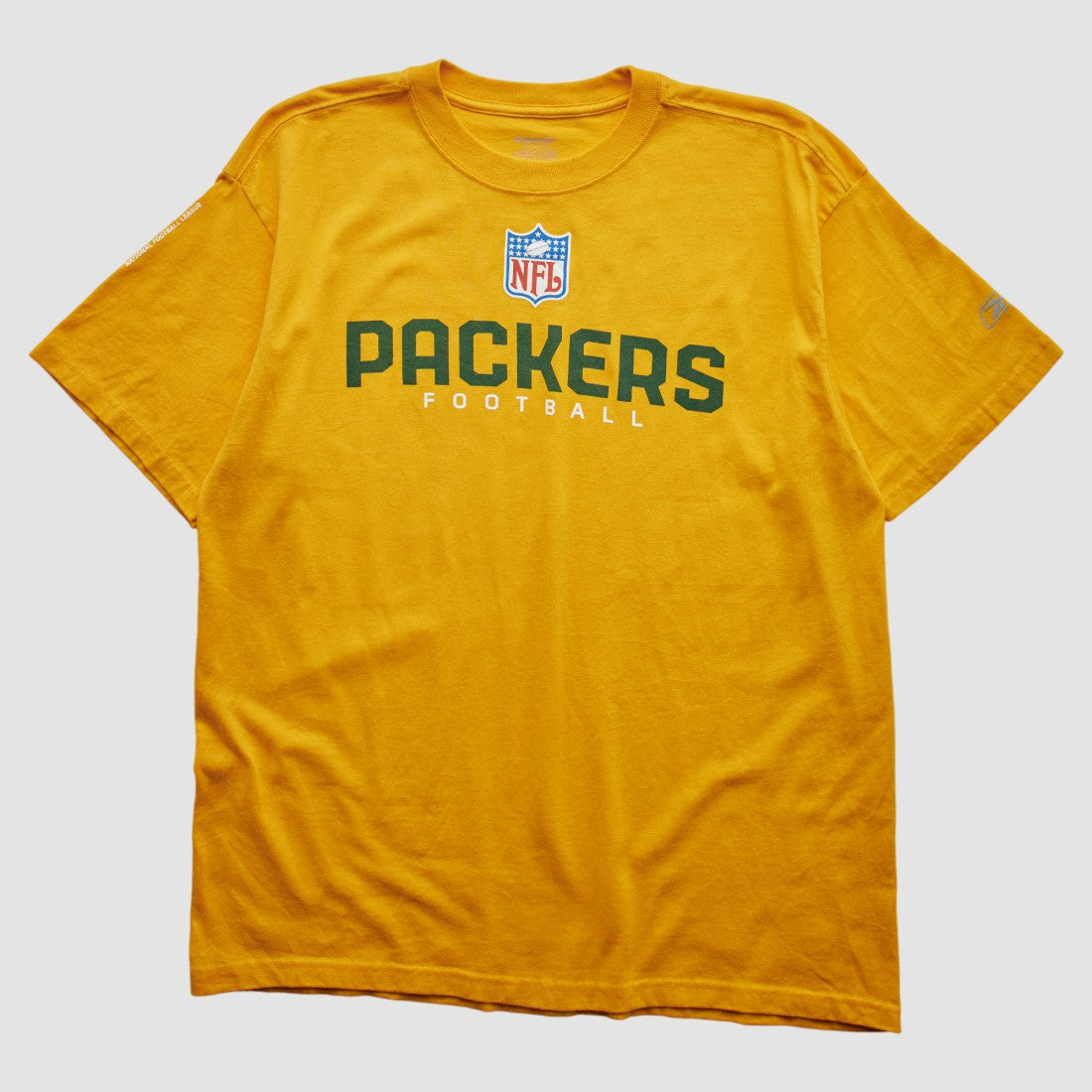 Green Bay Packers Reebok 2000s T-shirt Yellow Vintage